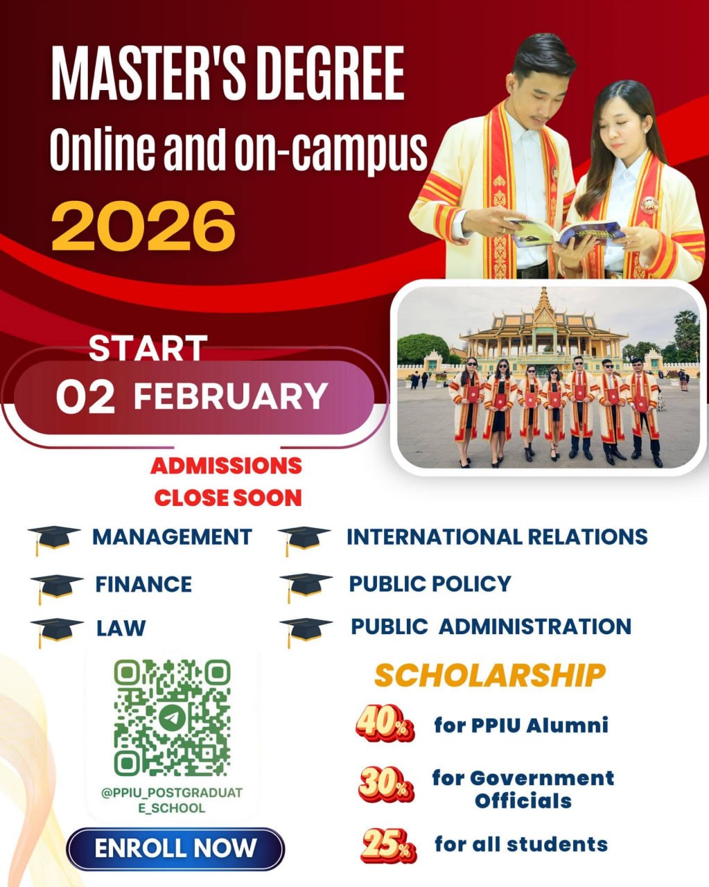 Admissions Close Soon!